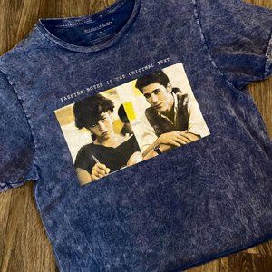 Sixteen Candles Semi Cropped Acid Washed Graphic Tee